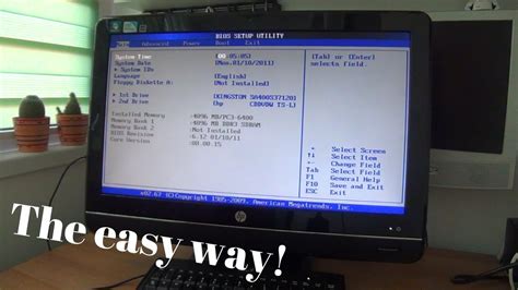 open bios hp|How to open the BIOS on your HP computer .